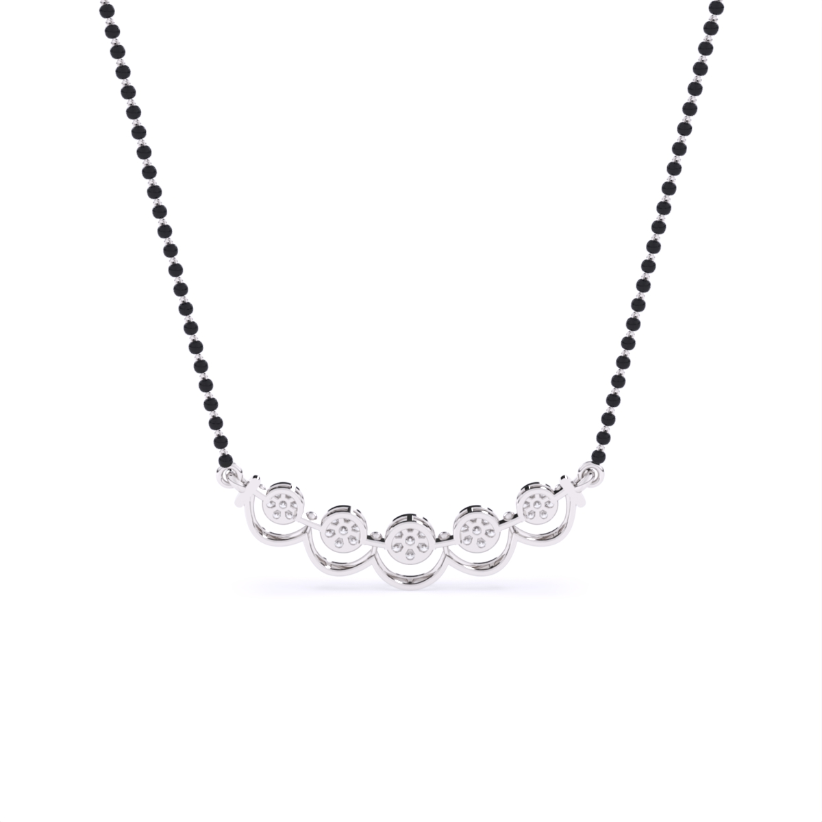 Five Round Cluster Timeless Mangalsutra