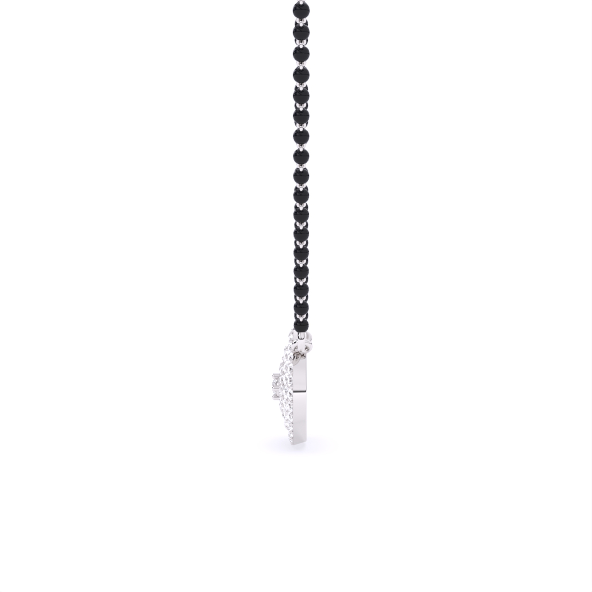 Cushion Shape Lab Grown Diamond Mangalsutra