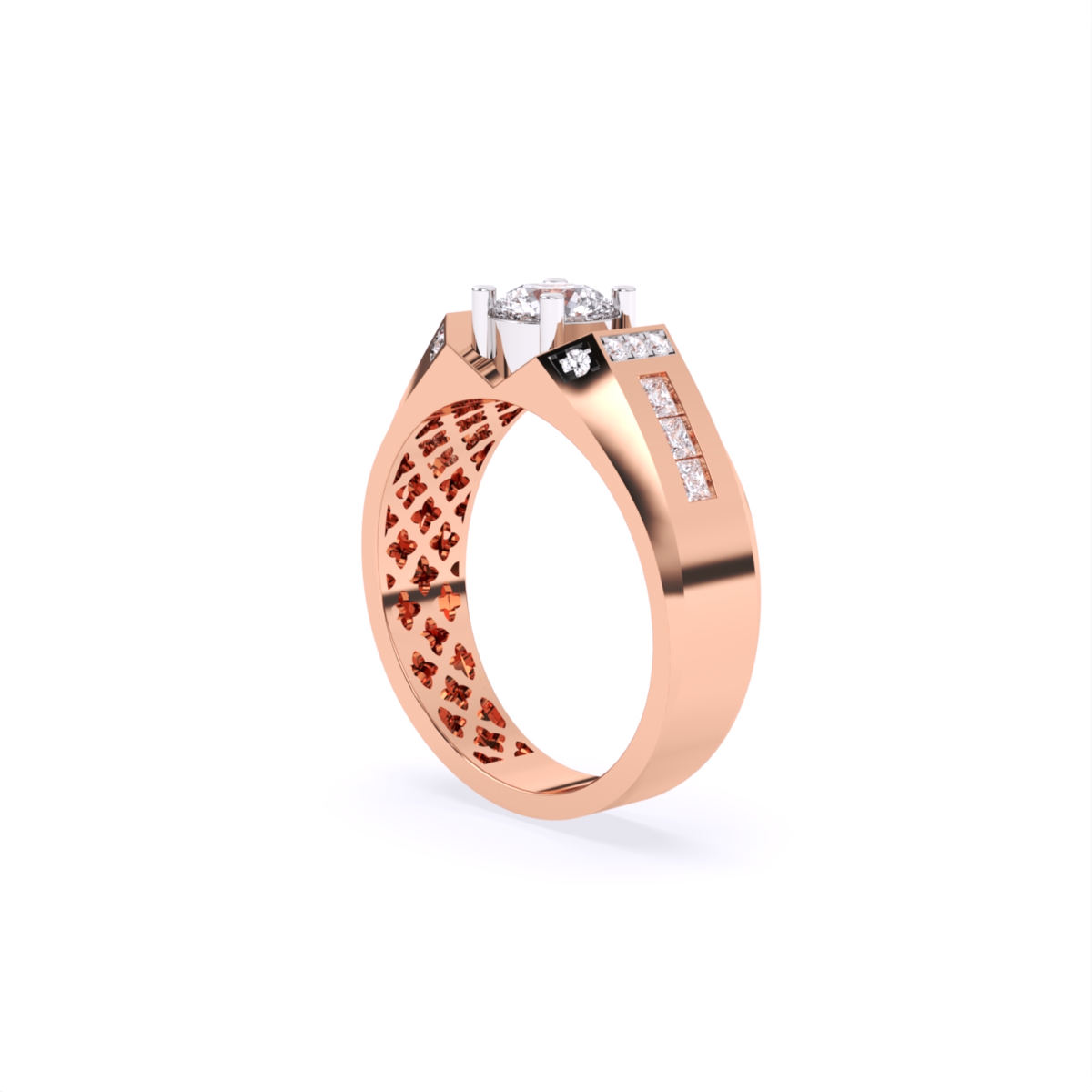 Modern Classic Solitaire Men's Ring