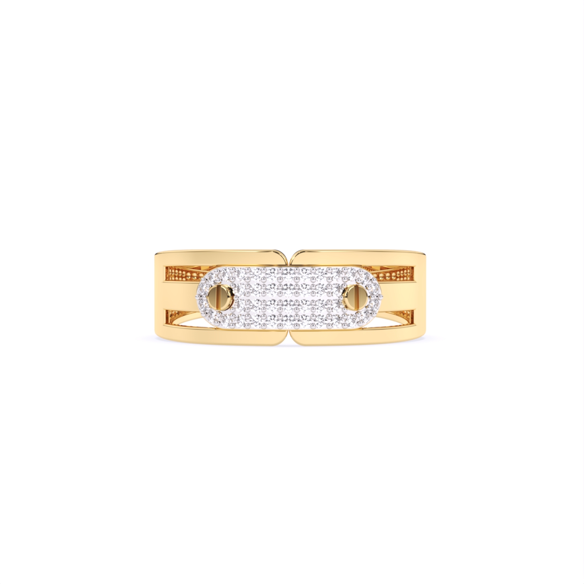 Round Men's Lab Grown Diamond Ring