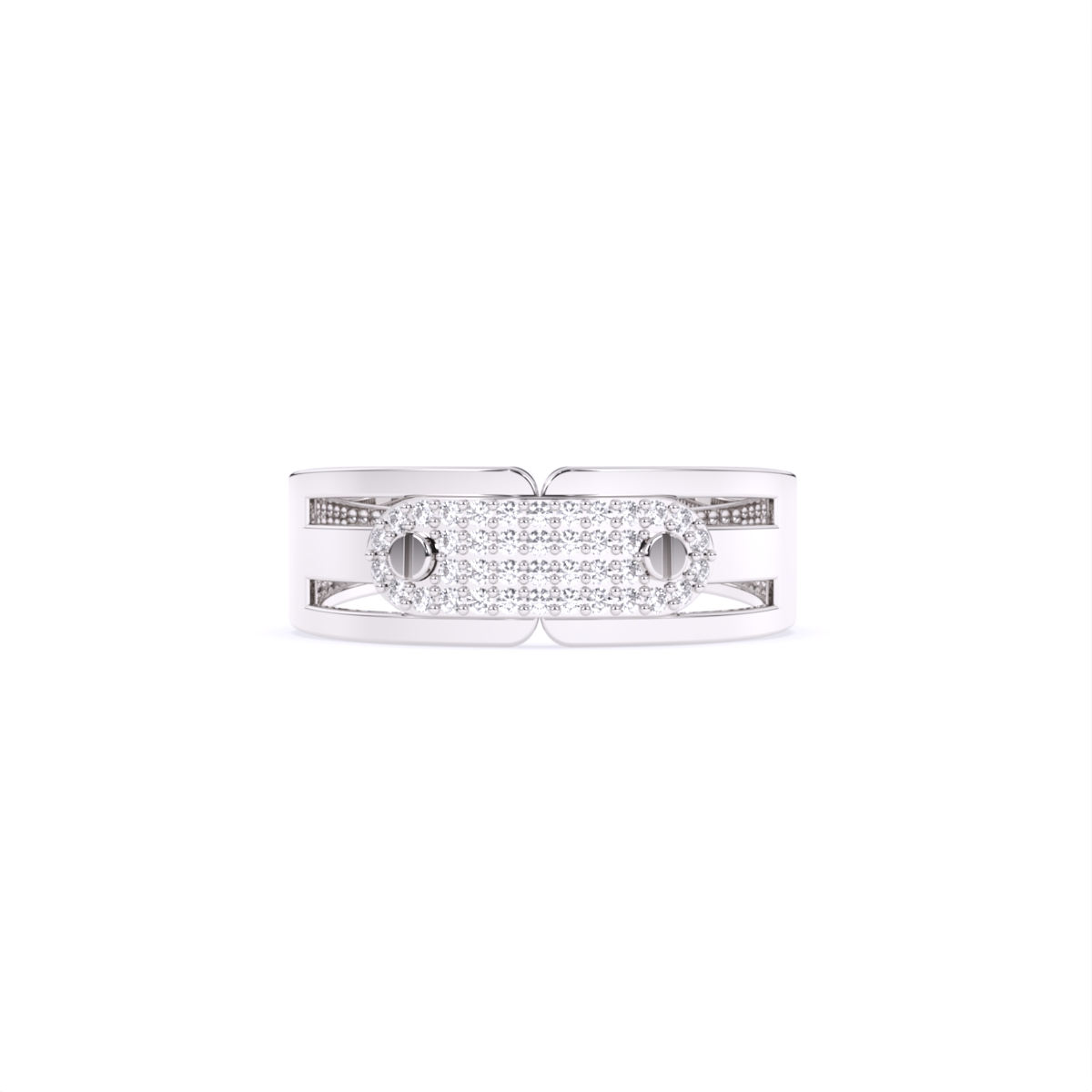 Round Men's Lab Grown Diamond Ring