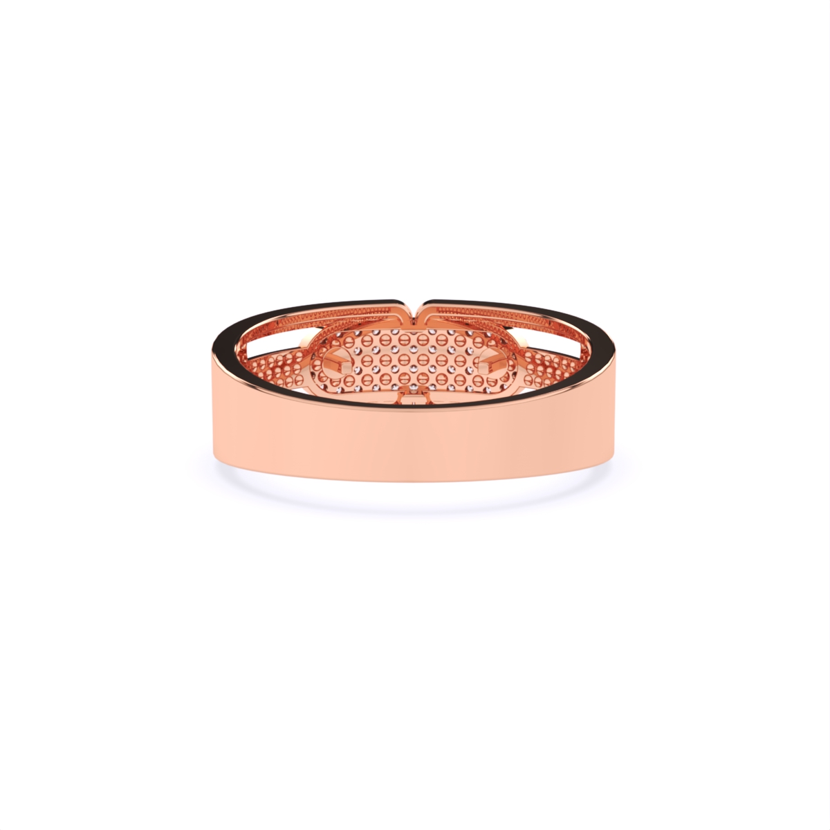 Round Men's Lab Grown Diamond Ring