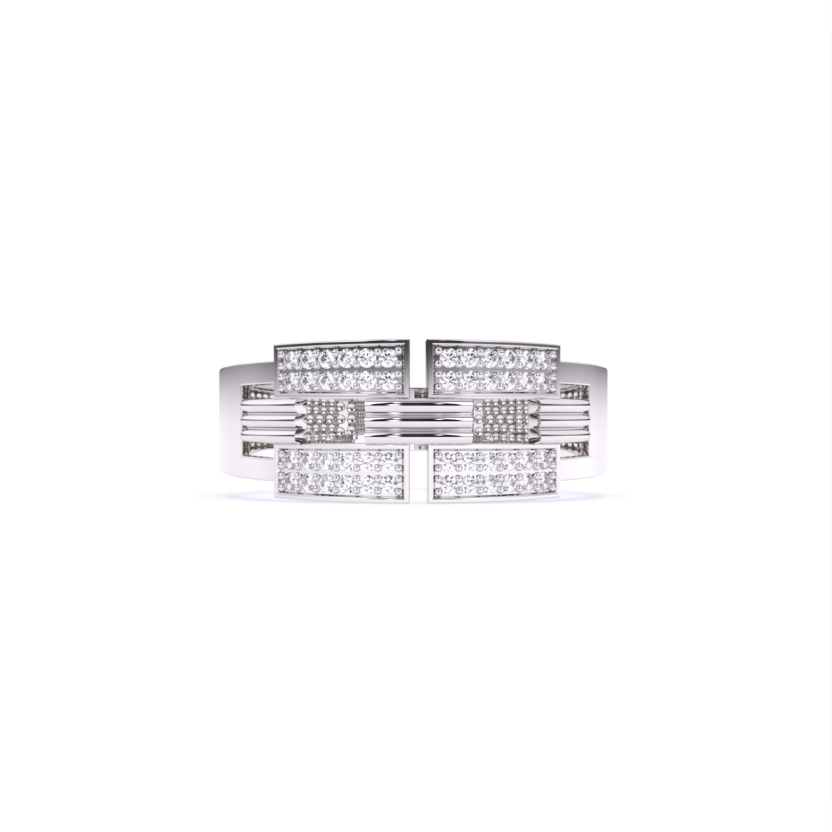 Round Lab Grown Diamond Ring For Him