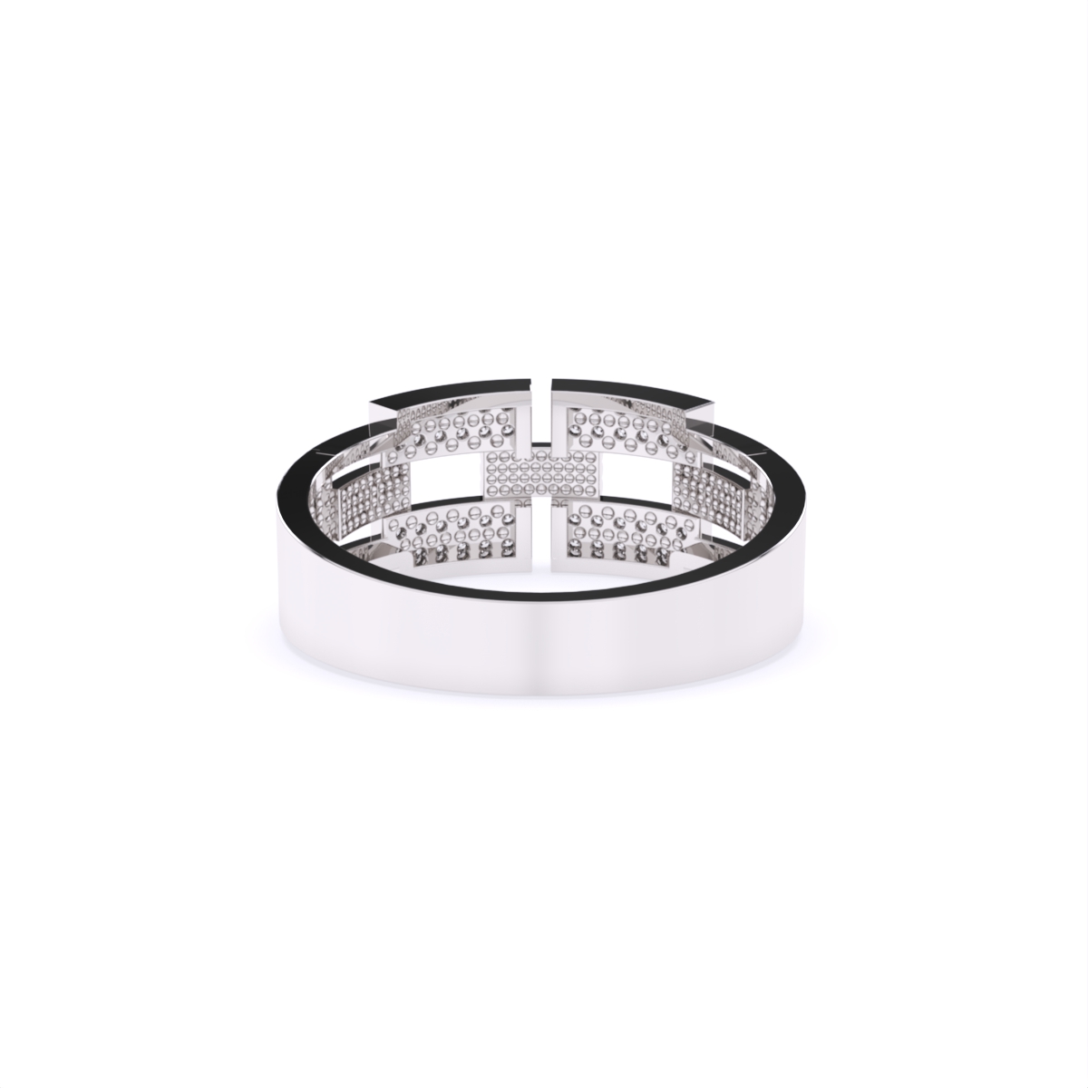 Round Lab Grown Diamond Ring For Him