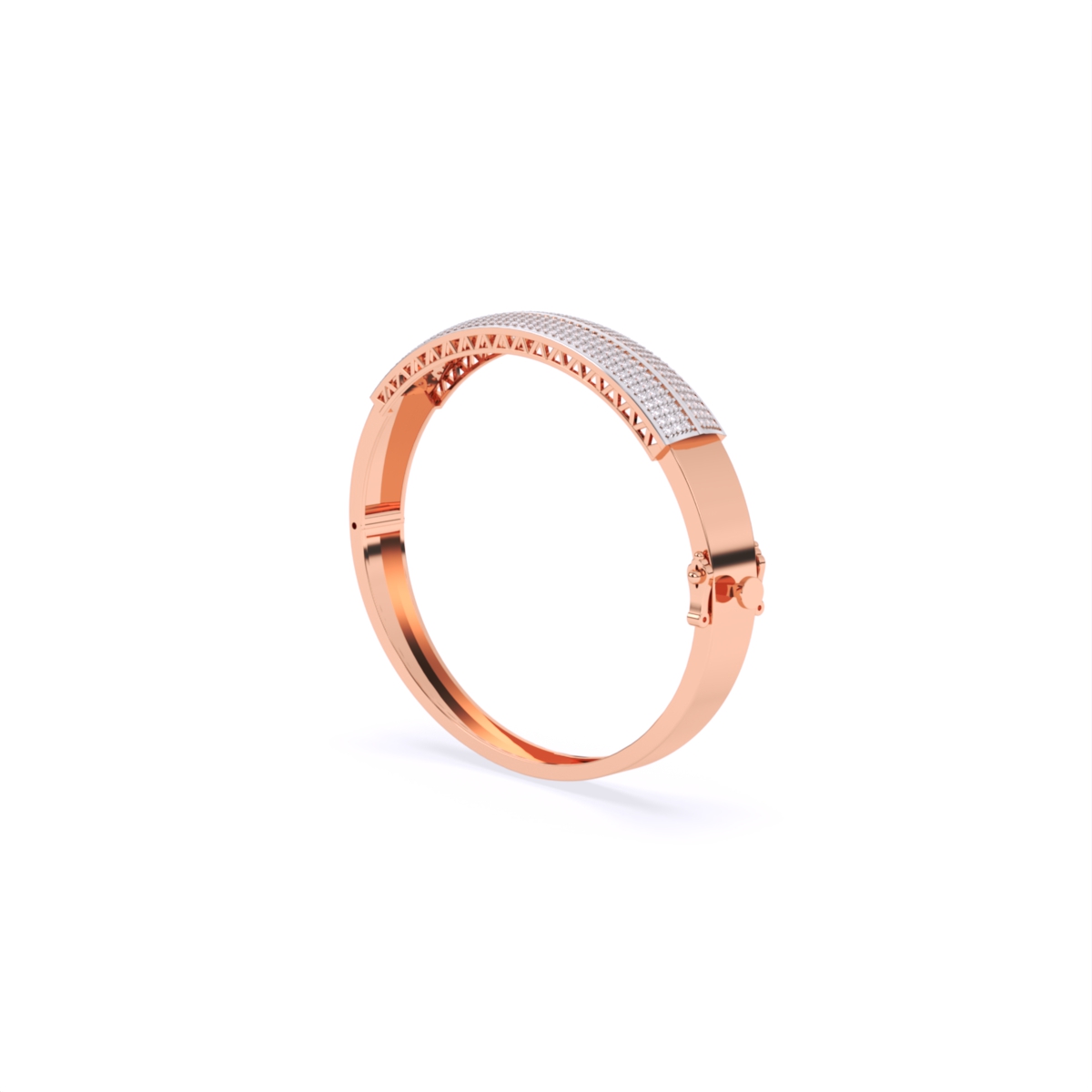 Modern Design Lab Grown Diamond Mens Bracelet