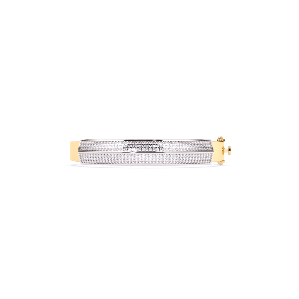 Modern Design Lab Grown Diamond Mens Bracelet