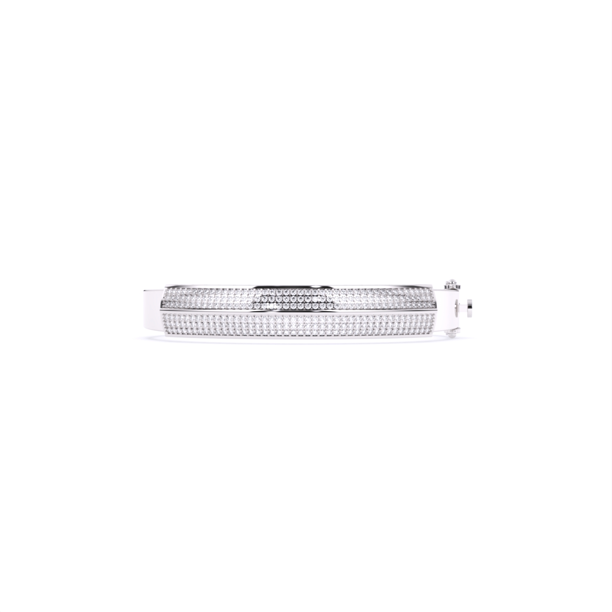 Modern Design Lab Grown Diamond Mens Bracelet