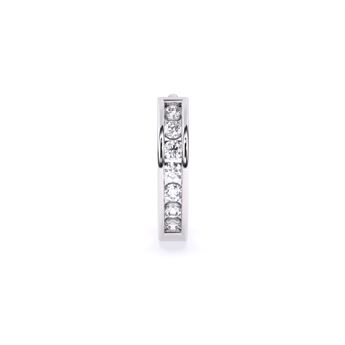 Round Cut Lab Grown Diamond Nose Pin