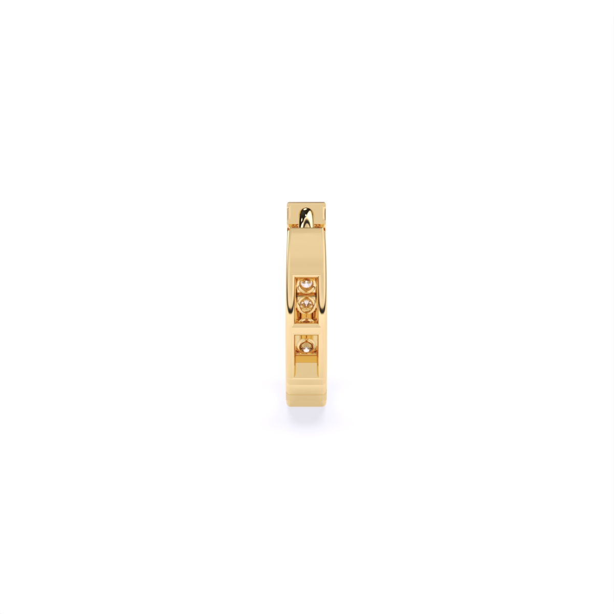 Round Cut Lab Grown Diamond Nose Pin