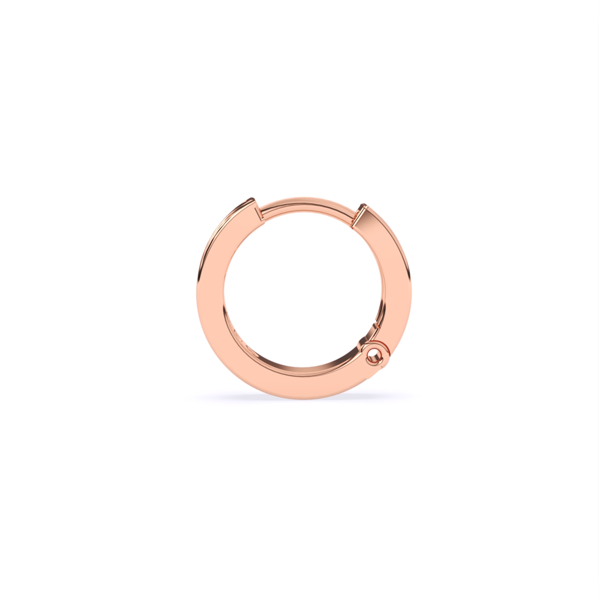 Round Cut Lab Grown Diamond Nose Pin