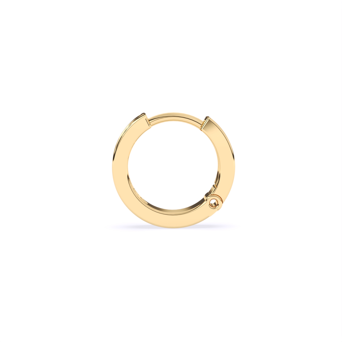 Round Cut Lab Grown Diamond Nose Pin