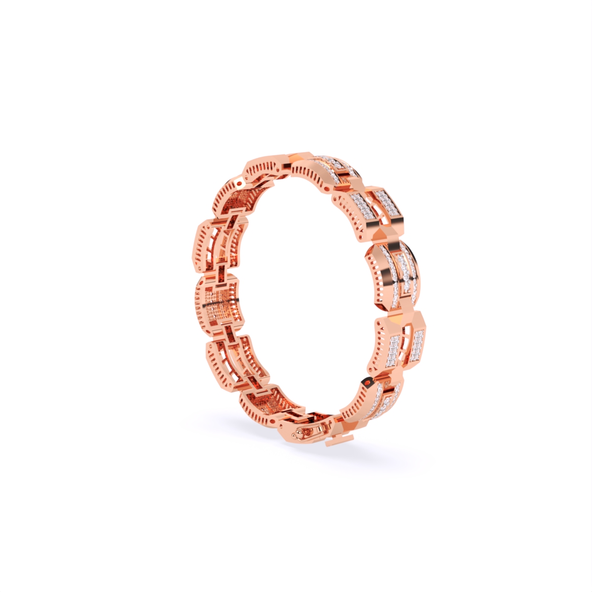 Timeless Elegance Lab Grown Diamond Men's Bracelet