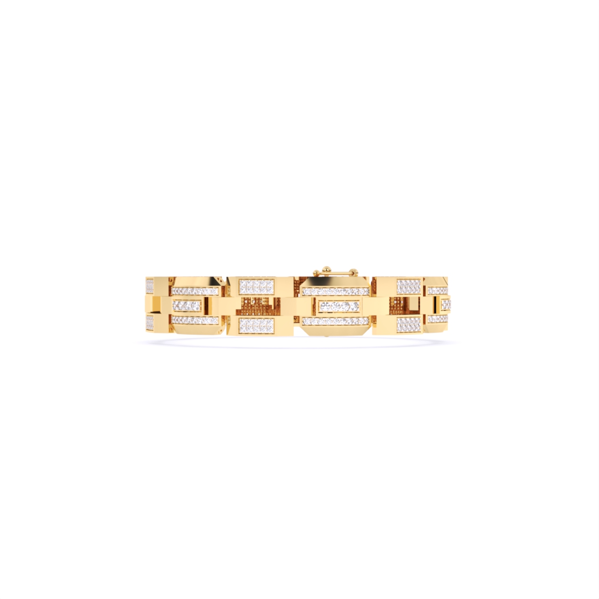 Timeless Elegance Lab Grown Diamond Men's Bracelet