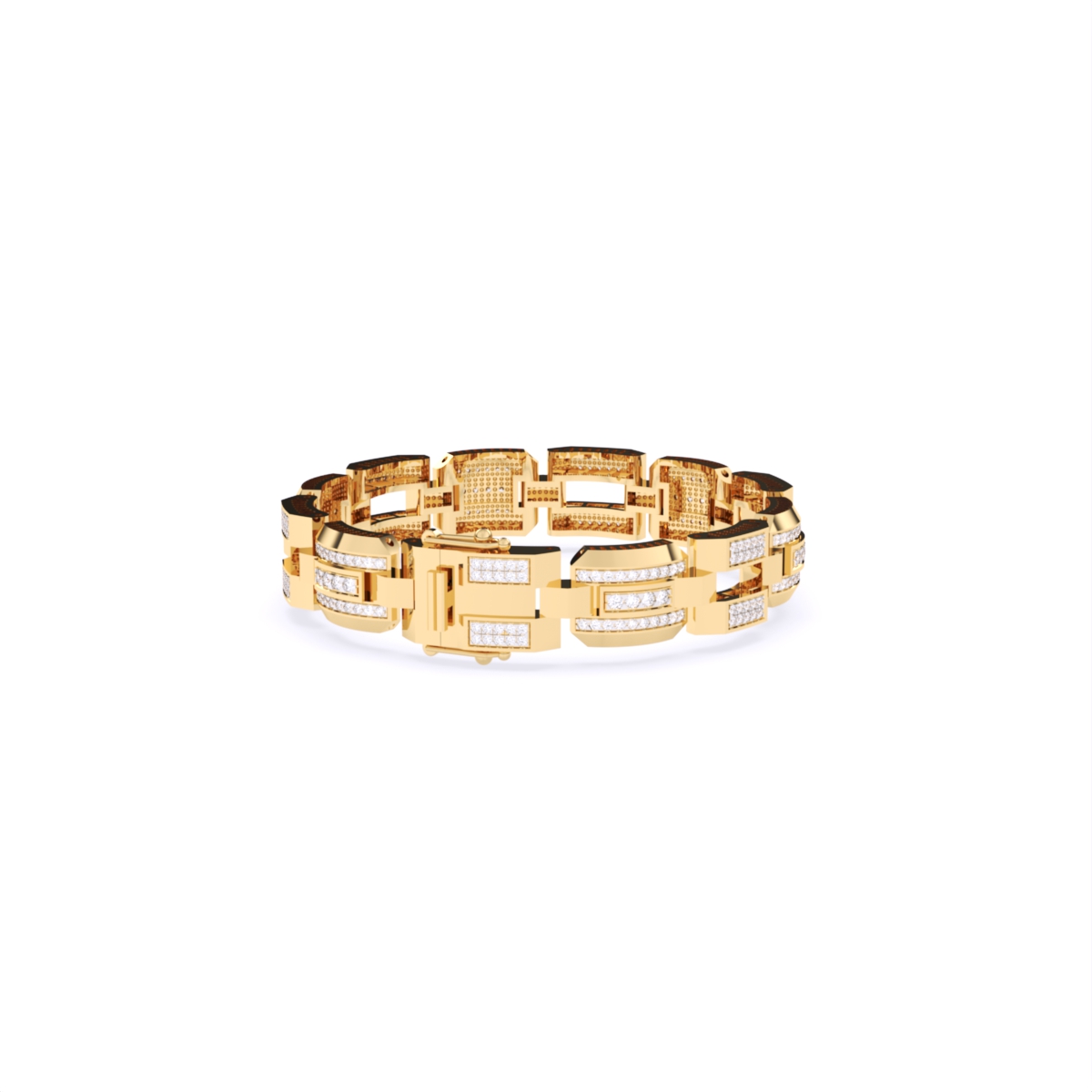 Timeless Elegance Lab Grown Diamond Men's Bracelet