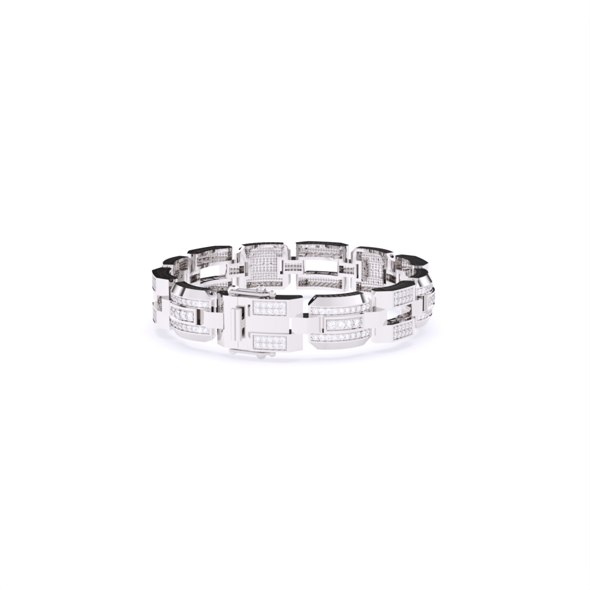 Timeless Elegance Lab Grown Diamond Men's Bracelet