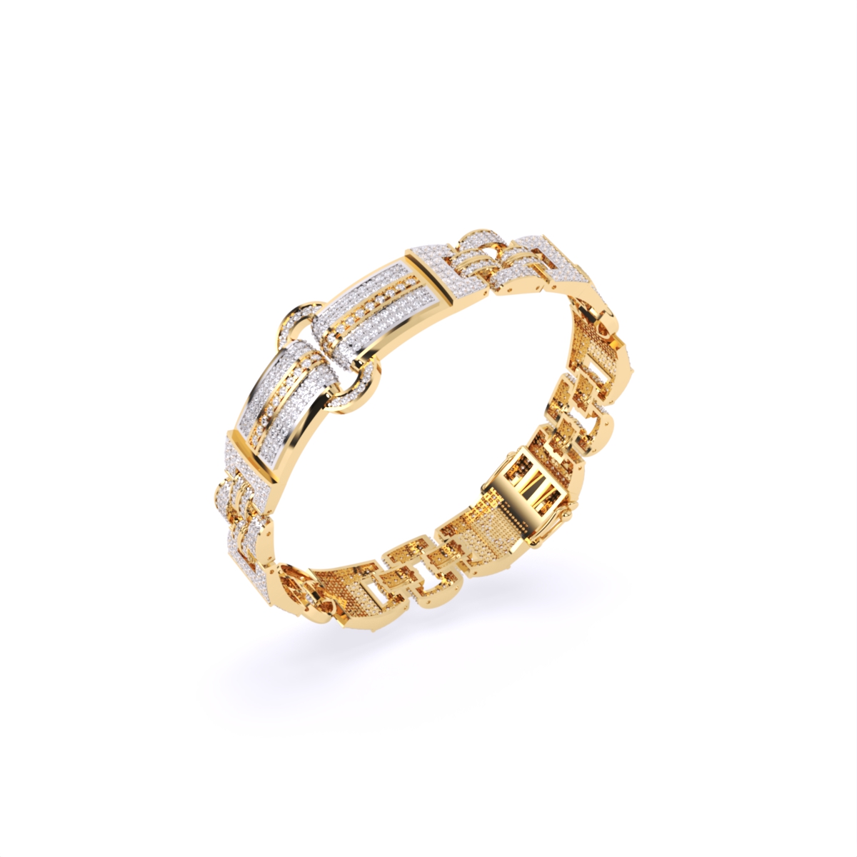 Lab Grown Diamond Bracelet For Men's