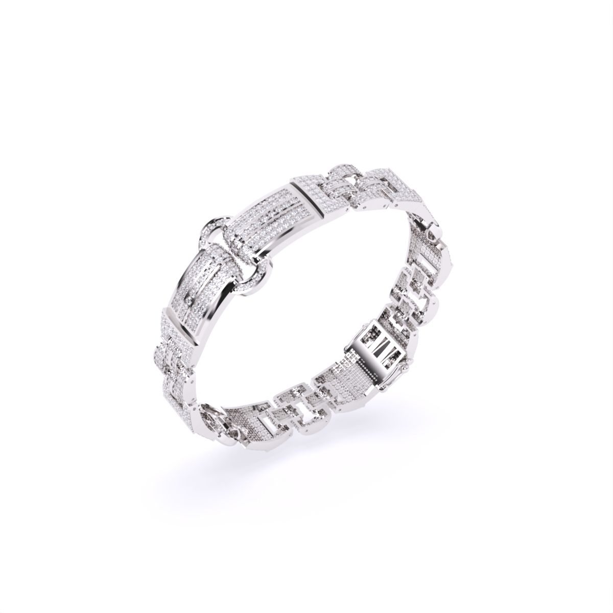 Lab Grown Diamond Bracelet For Men's