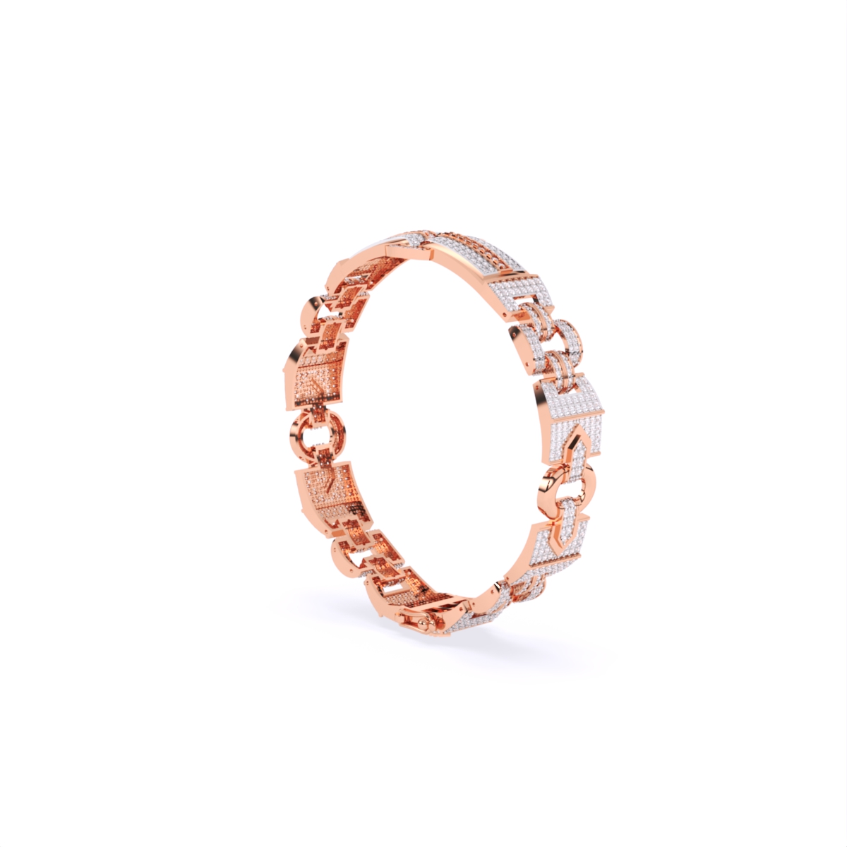 Lab Grown Diamond Bracelet For Men's