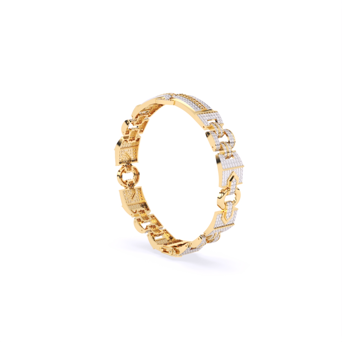 Lab Grown Diamond Bracelet For Men's