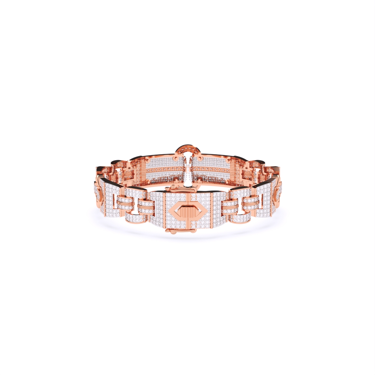 Lab Grown Diamond Bracelet For Men's