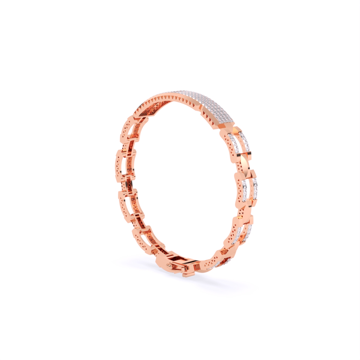 Fancy Lab Diamond Bracelet for Men