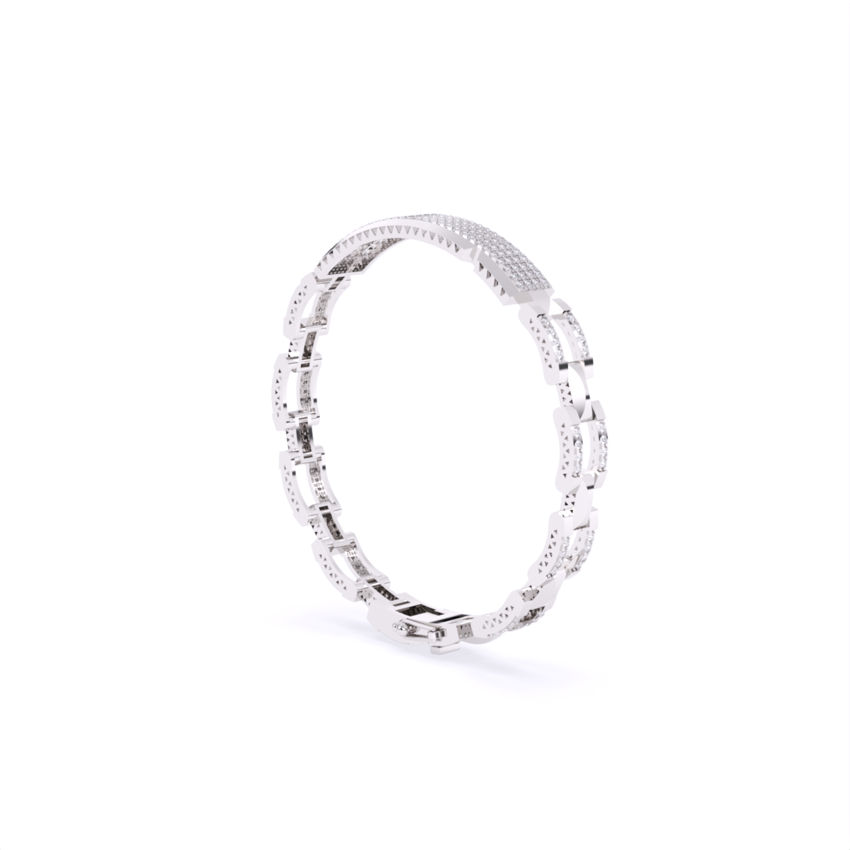 Fancy Lab Diamond Bracelet for Men