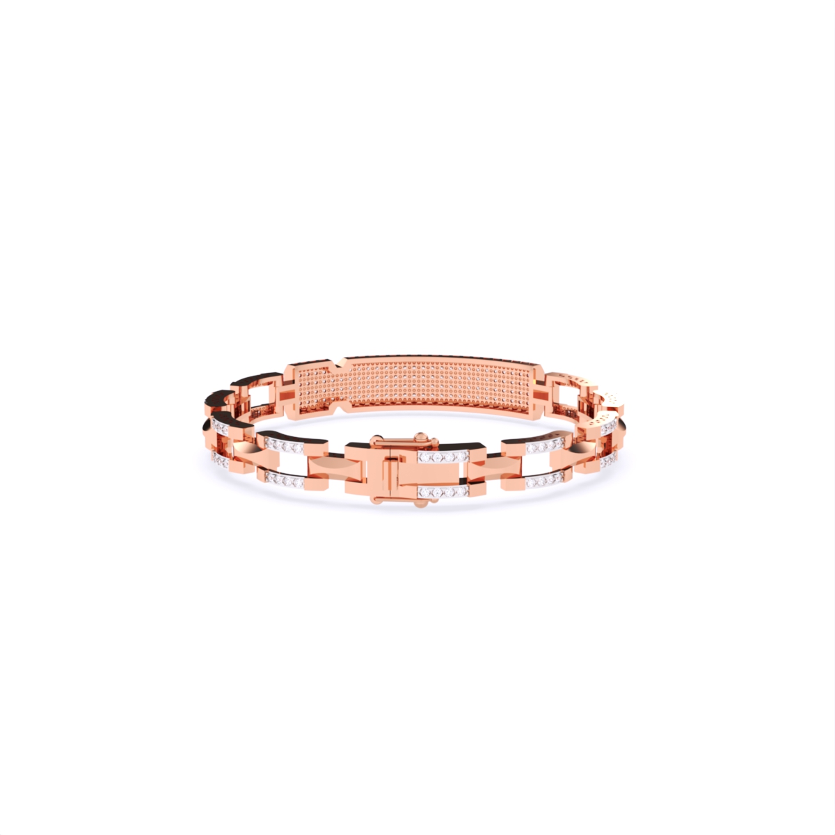 Fancy Lab Diamond Bracelet for Men