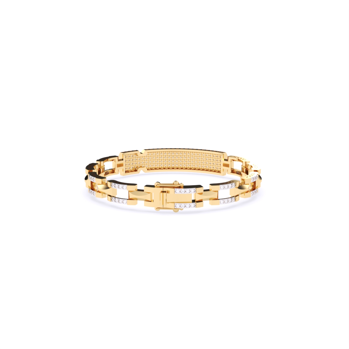 Fancy Lab Diamond Bracelet for Men