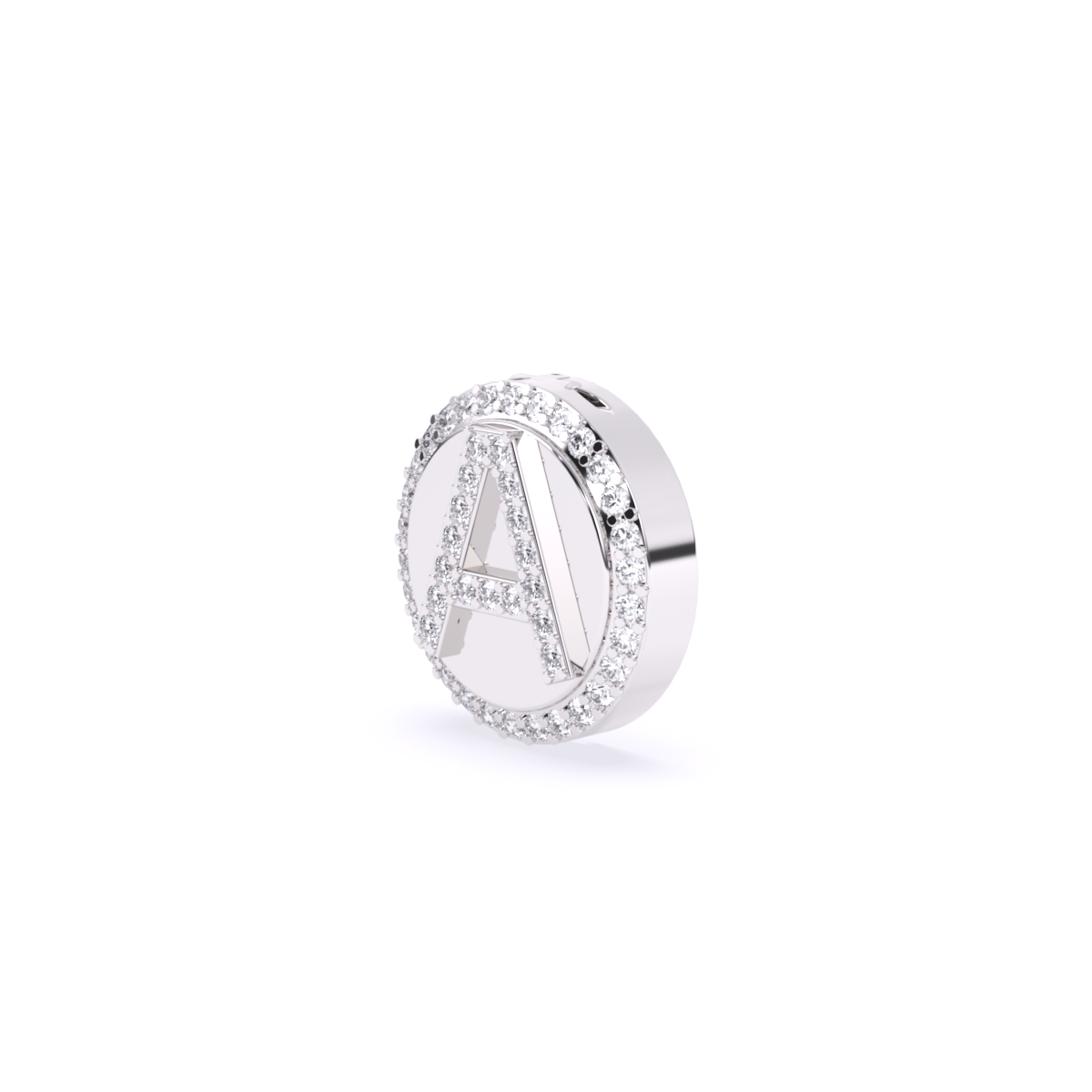 Custom Lab Grown Diamond Letter Cufflinks