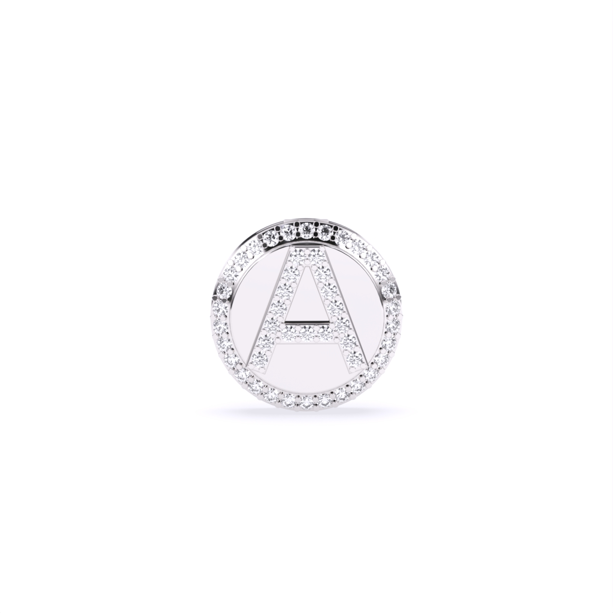 Custom Lab Grown Diamond Letter Cufflinks