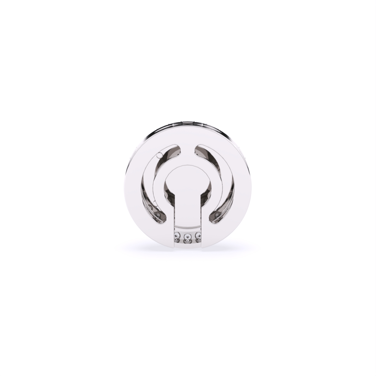 G Letter Lab Diamond Gold Cufflinks