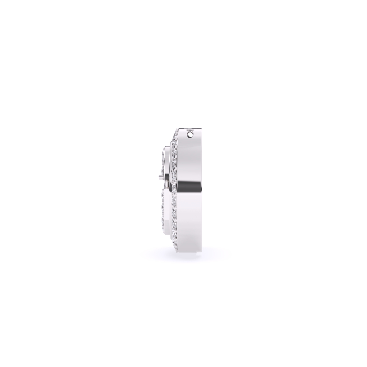G Letter Lab Diamond Gold Cufflinks