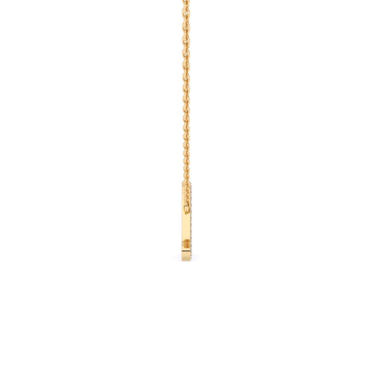 Name Lab Grown Diamond Necklace