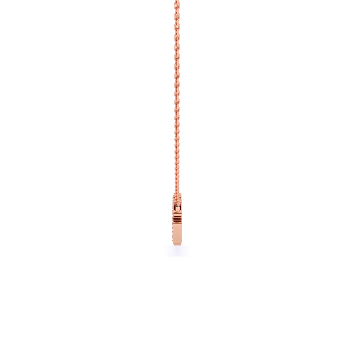 Custom Name Pendant Lab Diamond Necklace