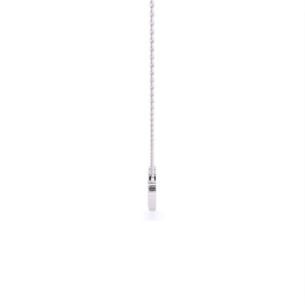 Custom Name Pendant Lab Diamond Necklace
