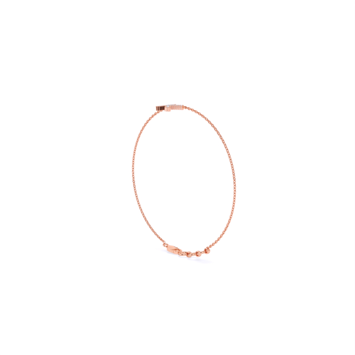 K Custom Name Lab Diamond Bracelet