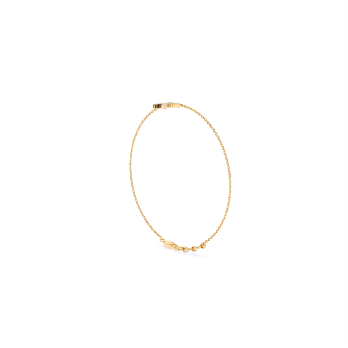 K Custom Name Lab Diamond Bracelet