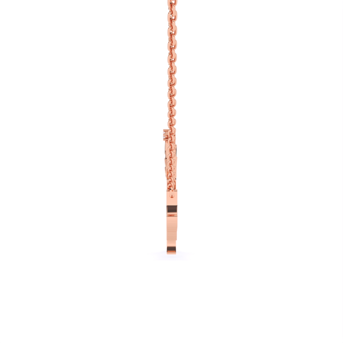 14kt Gold Classic Lab Grown Diamond Pendant