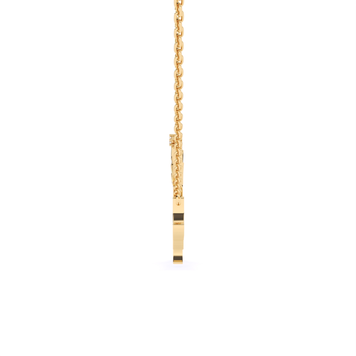 14kt Gold Classic Lab Grown Diamond Pendant