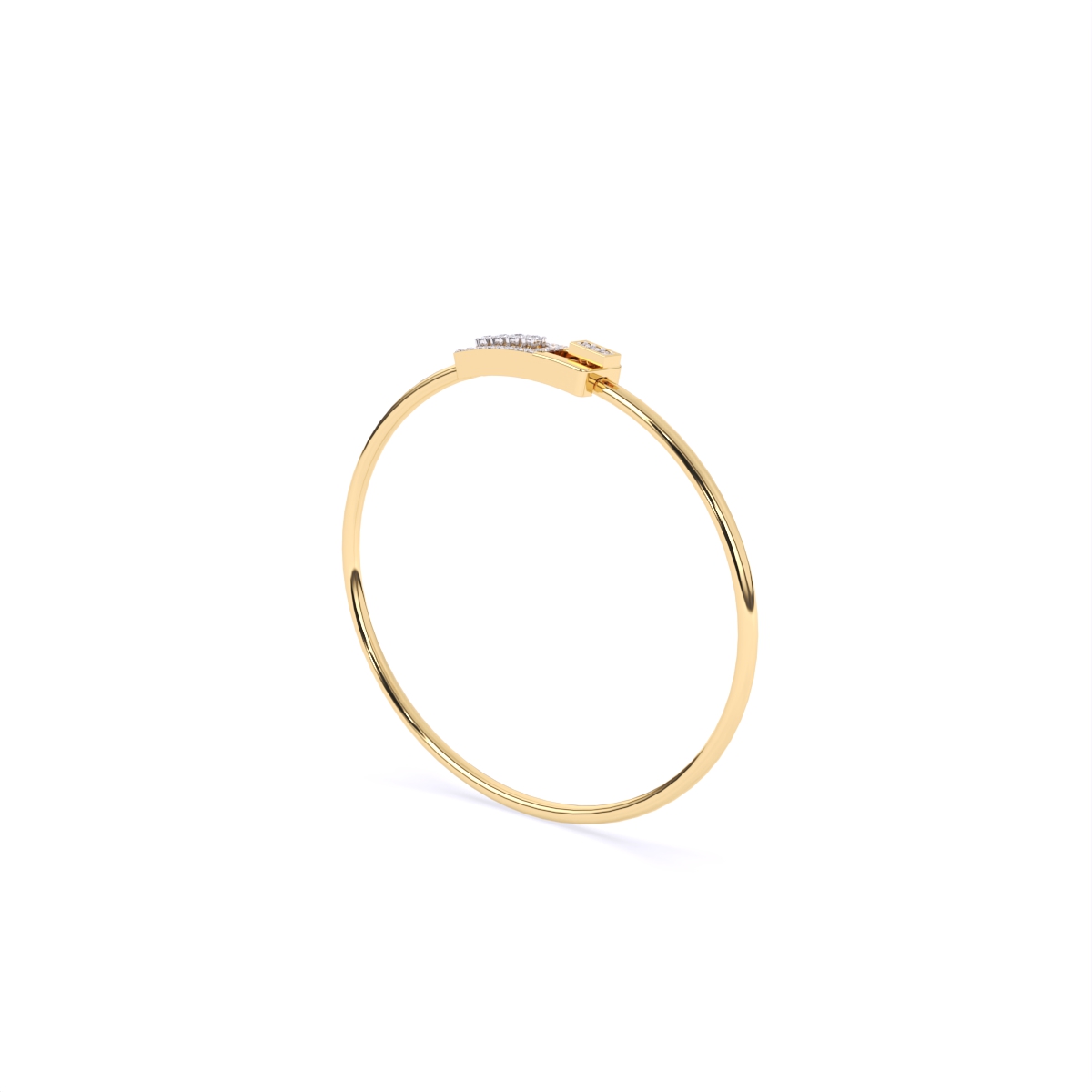 Classic Lab Grown Diamond Gold Bracelet