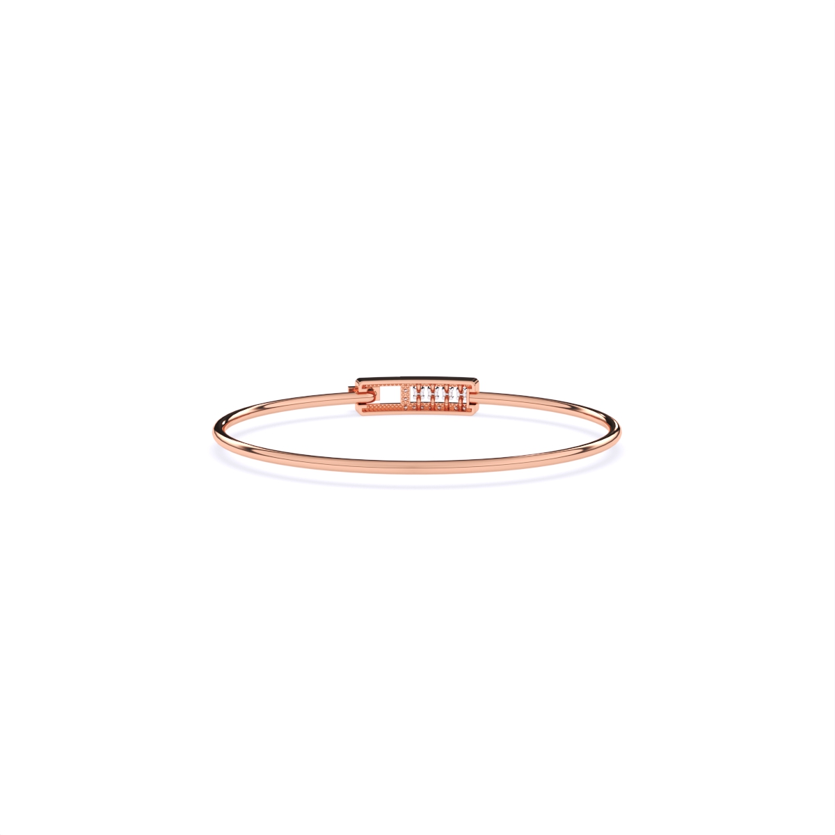 Classic Lab Grown Diamond Gold Bracelet