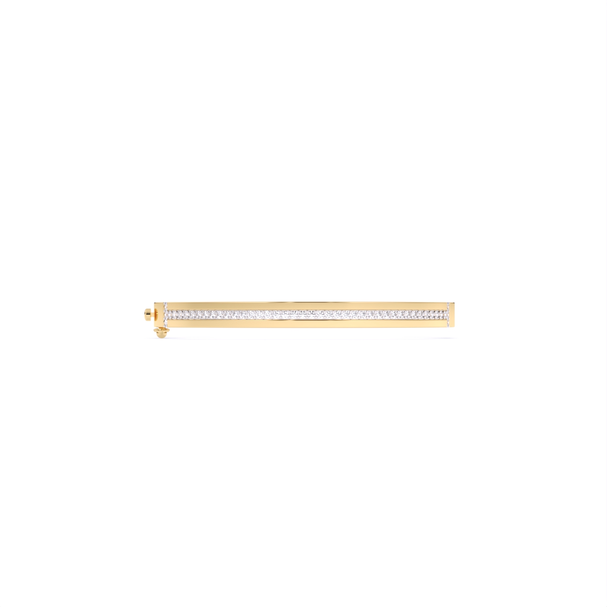Shimmering Gold and Lab Diamond Crown Star Bracelet