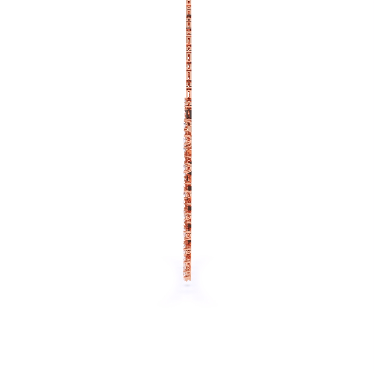 Multi Stone Solitaire Lab Grown Diamond Necklace