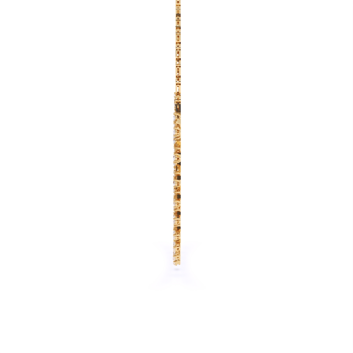 Multi Stone Solitaire Lab Grown Diamond Necklace