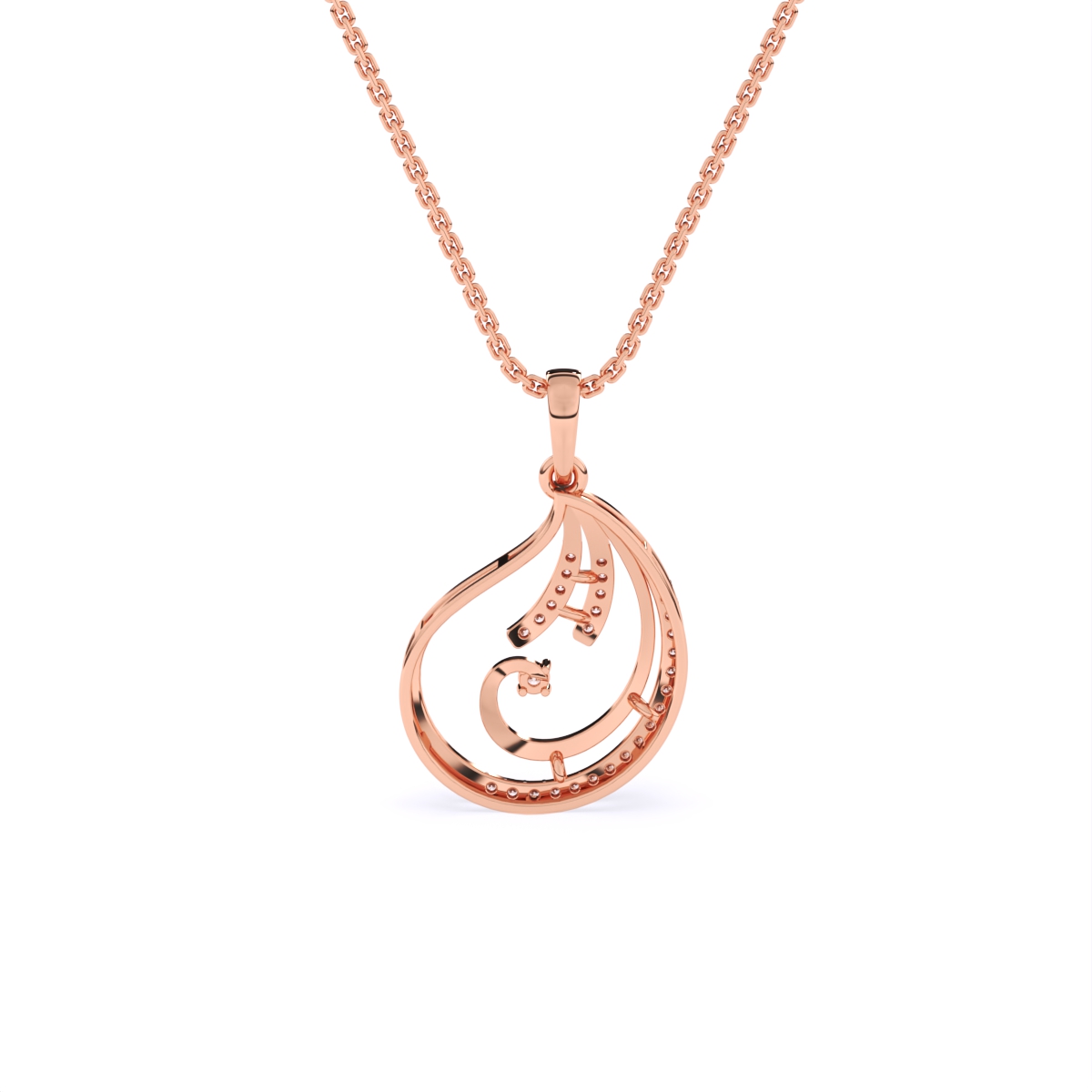 Elegant Stylish Lab Grown Diamond Pendant