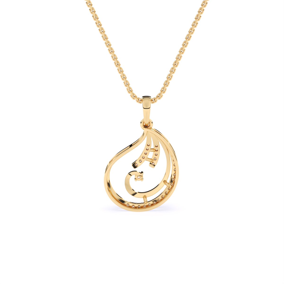 Elegant Stylish Lab Grown Diamond Pendant