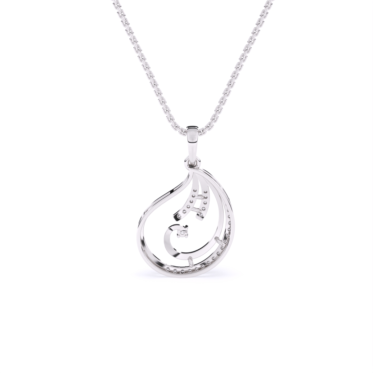 Elegant Stylish Lab Grown Diamond Pendant