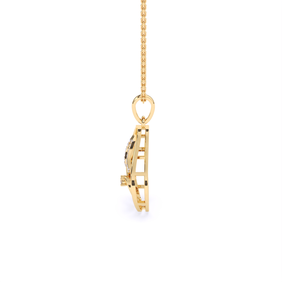 Elegant Stylish Lab Grown Diamond Pendant