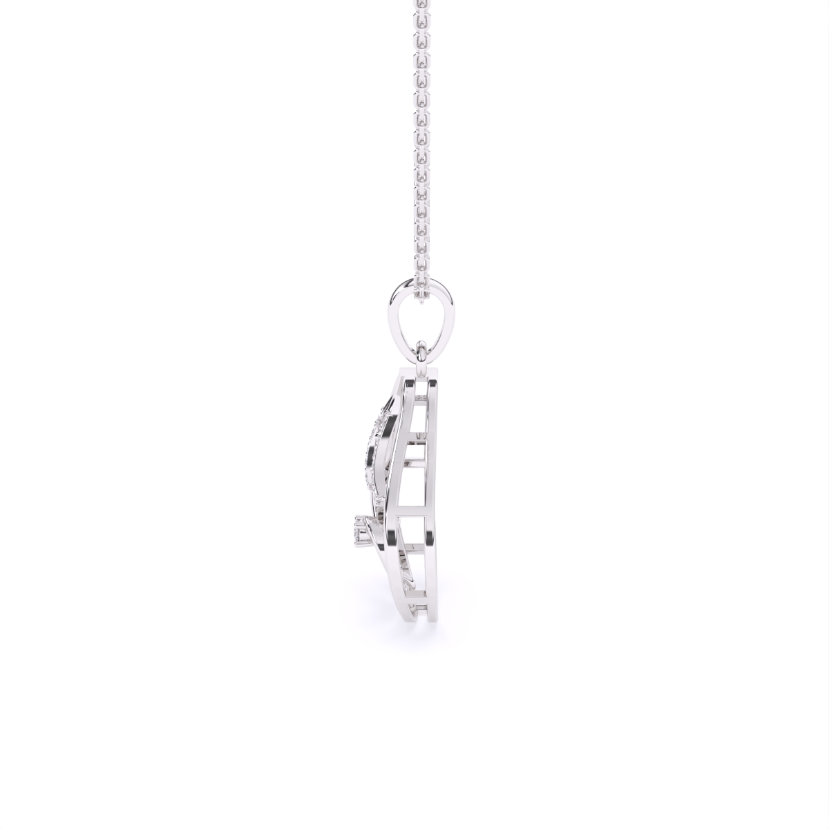 Elegant Stylish Lab Grown Diamond Pendant
