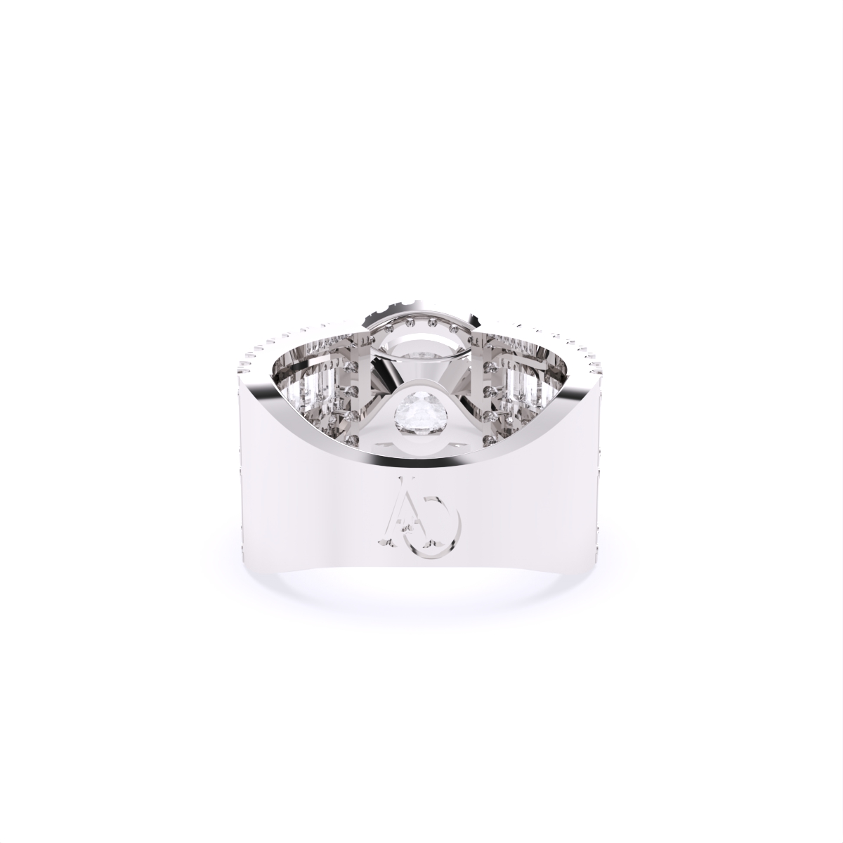 Luxury Double Halo Lab-Grown Diamond Cocktail Ring